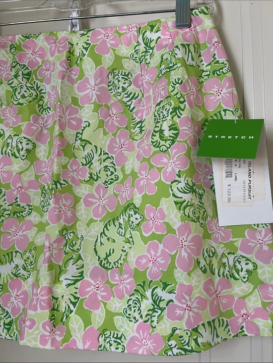 Lilly Pulitzer Dresses & Skirts - Lilly Pulitzer Skirt Island Pursuit Lime Kimilyn Stretch Size 4  NWT